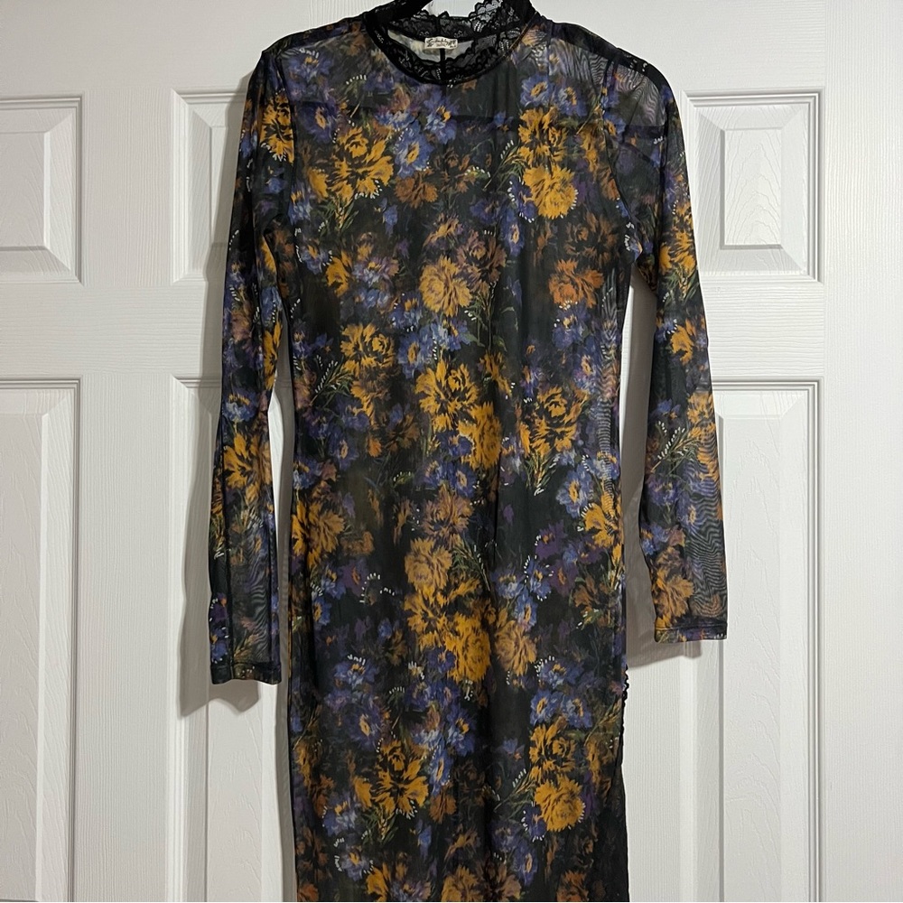 Free People high expectations Maxi Slip Dress size M